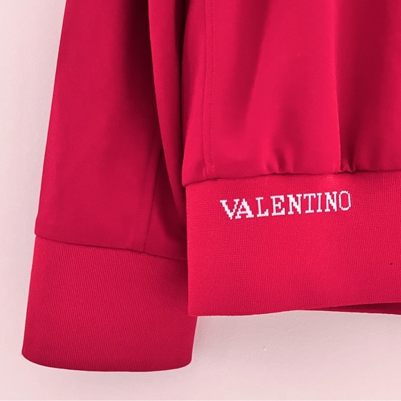 VALENTINO Archive men’s Track Jacket red white stripes bands made in Italy US 46 - Picture 11 of 16